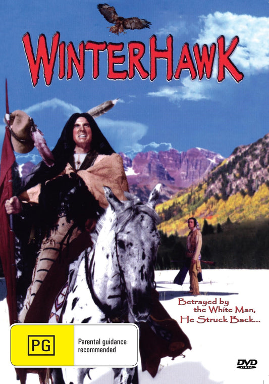 Winterhawk Western DVD featuring Leif Erickson and Woody Strode, collectible film with vintage Western imagery.