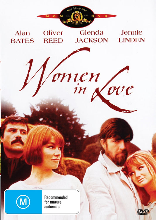Women in Love DVD drama featuring Alan Bates and Oliver Reed, classic film starring women in emotional scenes.