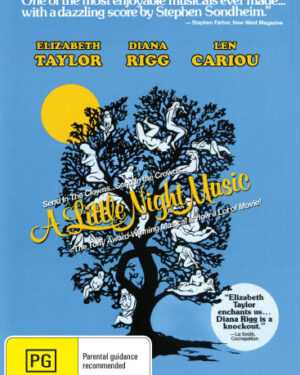 DVD cover for "A Little Night Music" drama featuring Elizabeth Taylor and Diana Rigg, from rareandcollectibledvds.