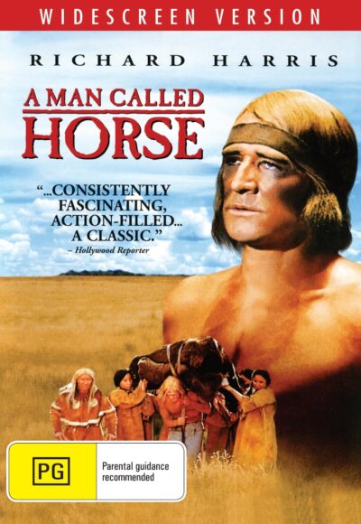 DVD of A Man Called Horse drama with Richard Harris and Judith Anderson, featuring cover art from the Rare and Collectible DVDs collection.