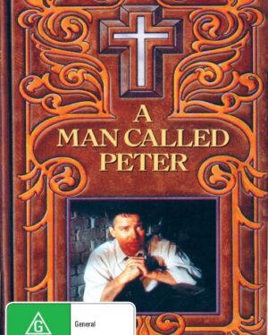 DVD cover of "A Man Called Peter" drama starring Richard Todd and Jean Peters, featuring vintage film artwork.