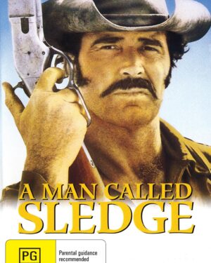 A Man Called Sledge DVD featuring Western film with James Garner and Dennis Weaver, displayed with cover art and title.