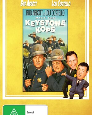 DVD cover of Abbott and Costello Meet the Keystone Kops featuring Bud Abbott and Lou Costello, comedy film in collectible DVD.