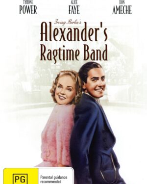 DVD cover of Alexander's Ragtime Band drama featuring Tyrone Power and Alice Faye, from Rare and Collectible DVDs.