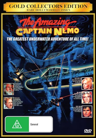 DVD of Amazing Captain Nemo sci-fi film featuring José Ferrer and Burgess Meredith, from Rareandcollectibledvds.