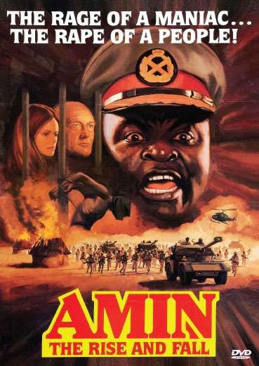 DVD cover for Amin: The Rise and Fall, a crime film featuring Joseph Olita and Thomas Baptiste, from Rare and Collectible DVDs.