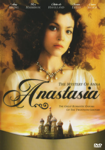 DVD cover of Anastasia: The Mystery Of Anna featuring Amy Irving and Olivia de Havilland, drama film, from Rareandcollectibledvds.