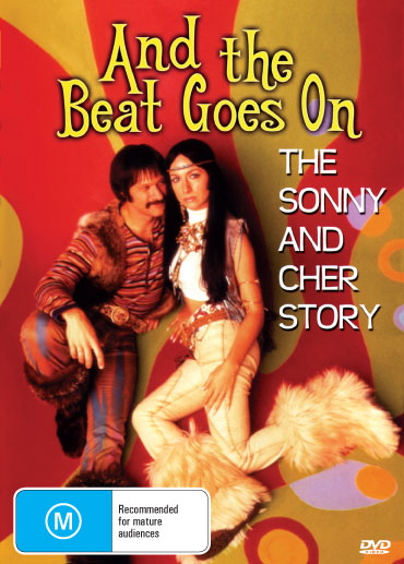 DVD cover of "And The Beat Goes On: The Sonny and Cher Story" featuring Jay Underwood and Renee Faia in a drama film.