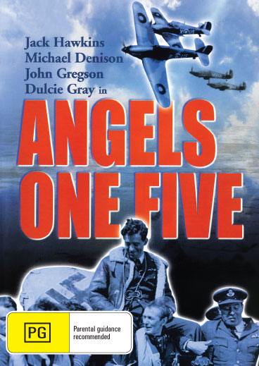 DVD cover of Angels One Five, a drama featuring Jack Hawkins and Michael Denison, from Rare and Collectible DVDs.