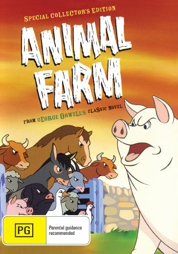 Animal Farm DVD featuring drama with Gordon Heath and Maurice Denham, collectible edition from rareandcollectibledvds