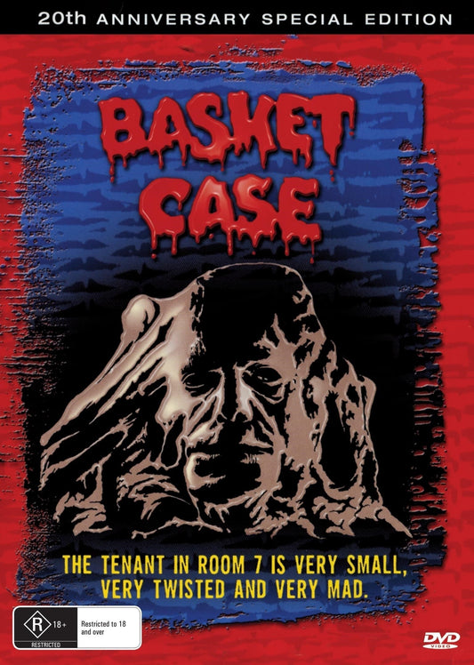 Basket Case DVD, comedy film featuring Kevin VanHentenryck and Terri Susan Smith, from rareandcollectibledvds collection.