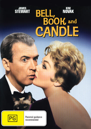 Bell Book And Candle DVD featuring James Stewart and Kim Novak, fantasy film, collectible movie from Rare and Collectible DVDs.