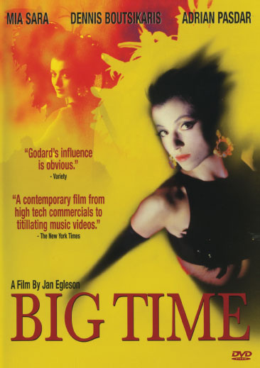 DVD cover image for "Big Time" drama featuring Mia Sara and Dennis Boutsikaris, from RareAndCollectibleDVDs.
