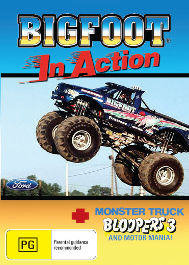 Variable DVD of "Bigfoot In Action" by Rare and Collectible DVDs, showing the cover art featuring Bigfoot in a forest setting.