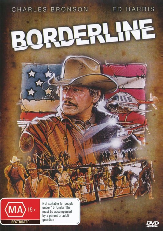 Borderline DVD featuring drama with Charles Bronson and Bruno Kirby, collectible edition from Rare and Collectible DVDs.