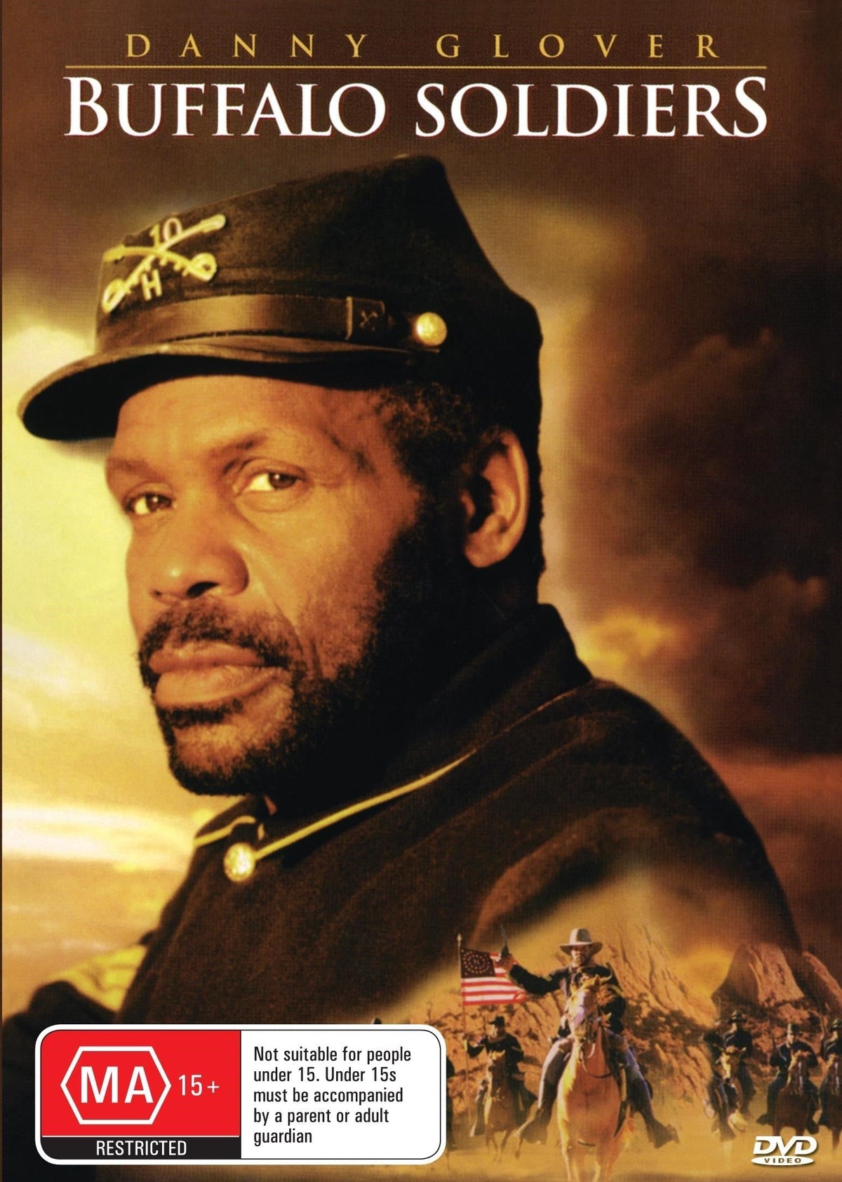 Buffalo Soldiers DVD drama featuring Lamont Bentley and Tom Bower, with cover art showing scenes from the film.