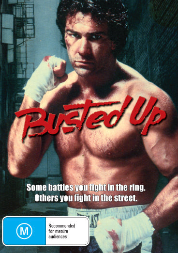 DVD cover image for "Busted Up" music film featuring Paul Coufos and Irene Cara, from rareandcollectibledvds collection.