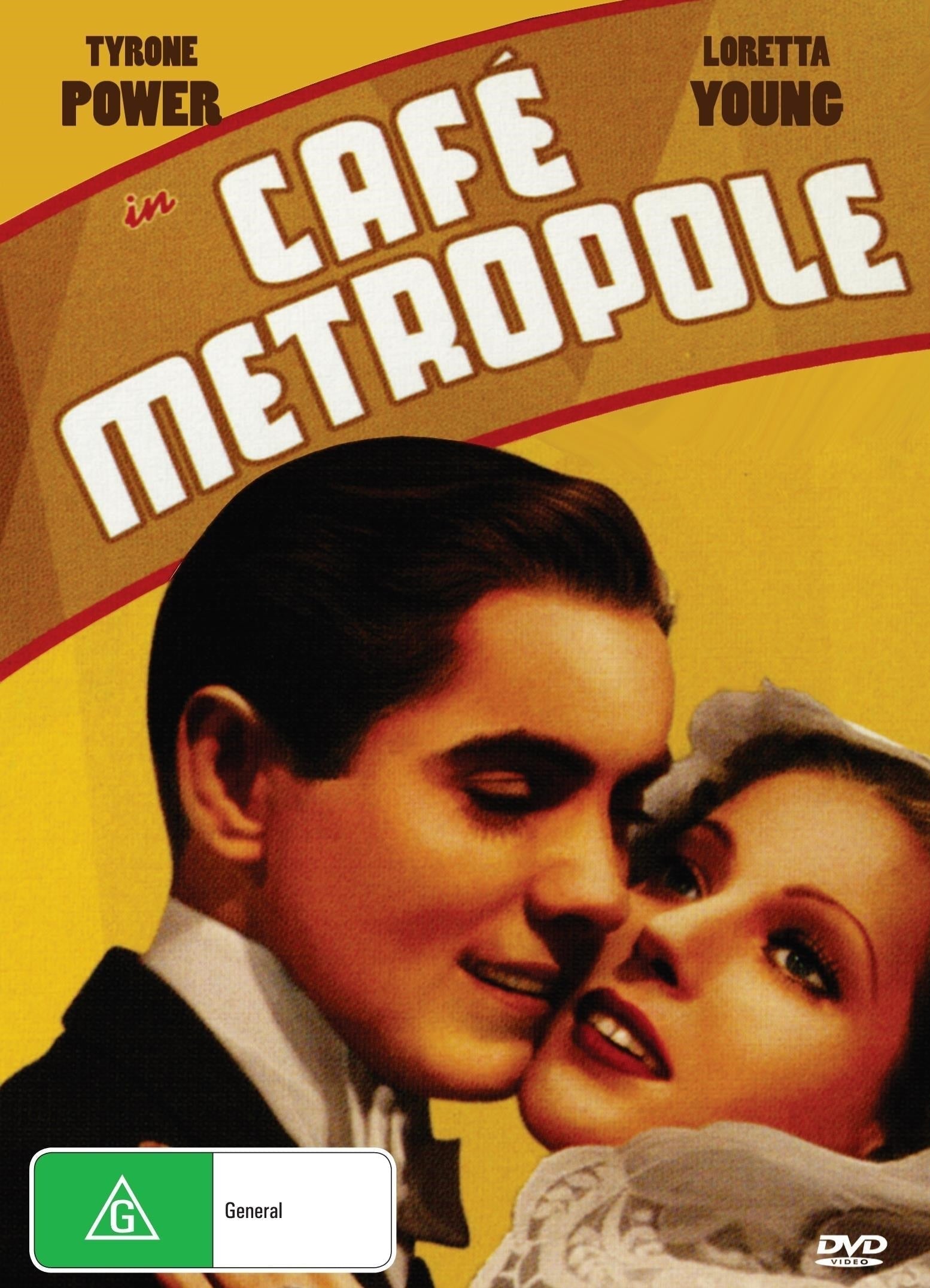 DVD of Café Metropole drama featuring Loretta Young and Tyrone Power, from Rare and Collectible DVDs.