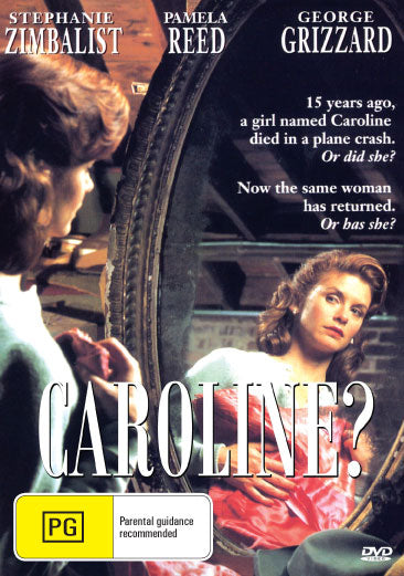 DVD cover image for "Caroline" drama featuring Stephanie Zimbalist and Pamela Reed, from RareAndCollectibleDVDs.