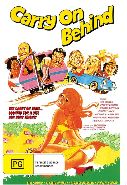 Carry on Behind DVD featuring Elke Sommer and Kenneth Williams, a classic comedy film, from Rare and Collectible DVDs.