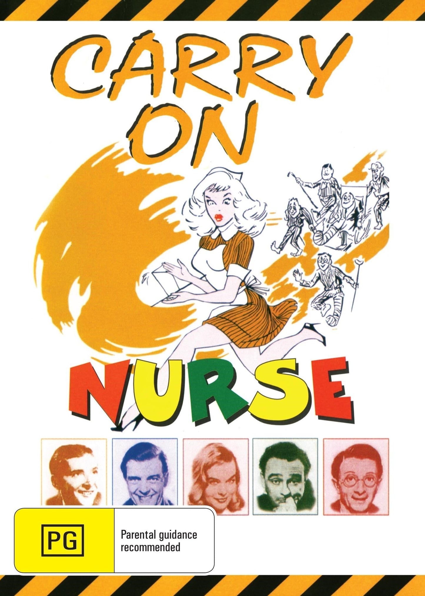 Carry on Nurse DVD featuring Kenneth Williams and Hattie Jacques, comedy film from the Carry On series, by rareandcollectibledvds.