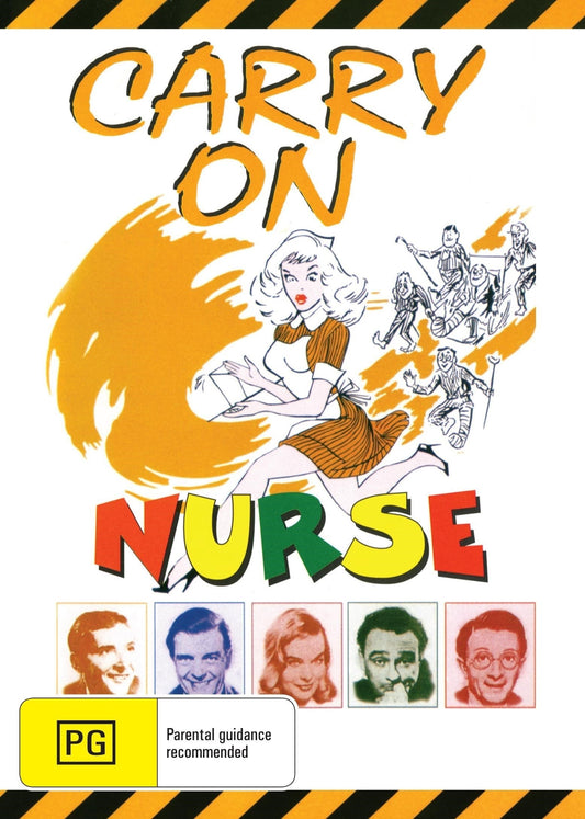 Carry on Nurse DVD featuring Kenneth Williams and Hattie Jacques, comedy film from the Carry On series, by rareandcollectibledvds.