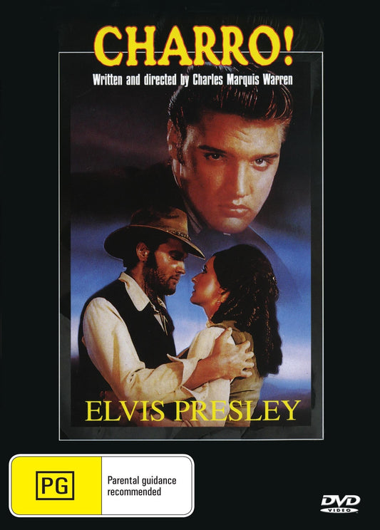 Charro! DVD featuring Elvis Presley and Ina Balin, Western film with classic movie poster artwork.