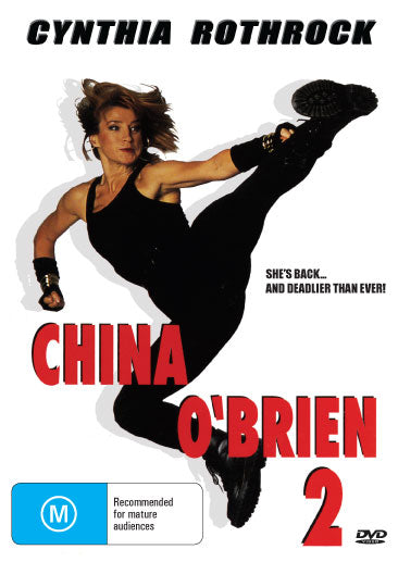China O'Brien II DVD featuring Cynthia Rothrock and Richard Norton, drama action film with dynamic fight scenes.