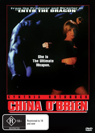DVD cover of China O'Brien drama featuring Cynthia Rothrock and Richard Norton, from Rare and Collectible DVDs.