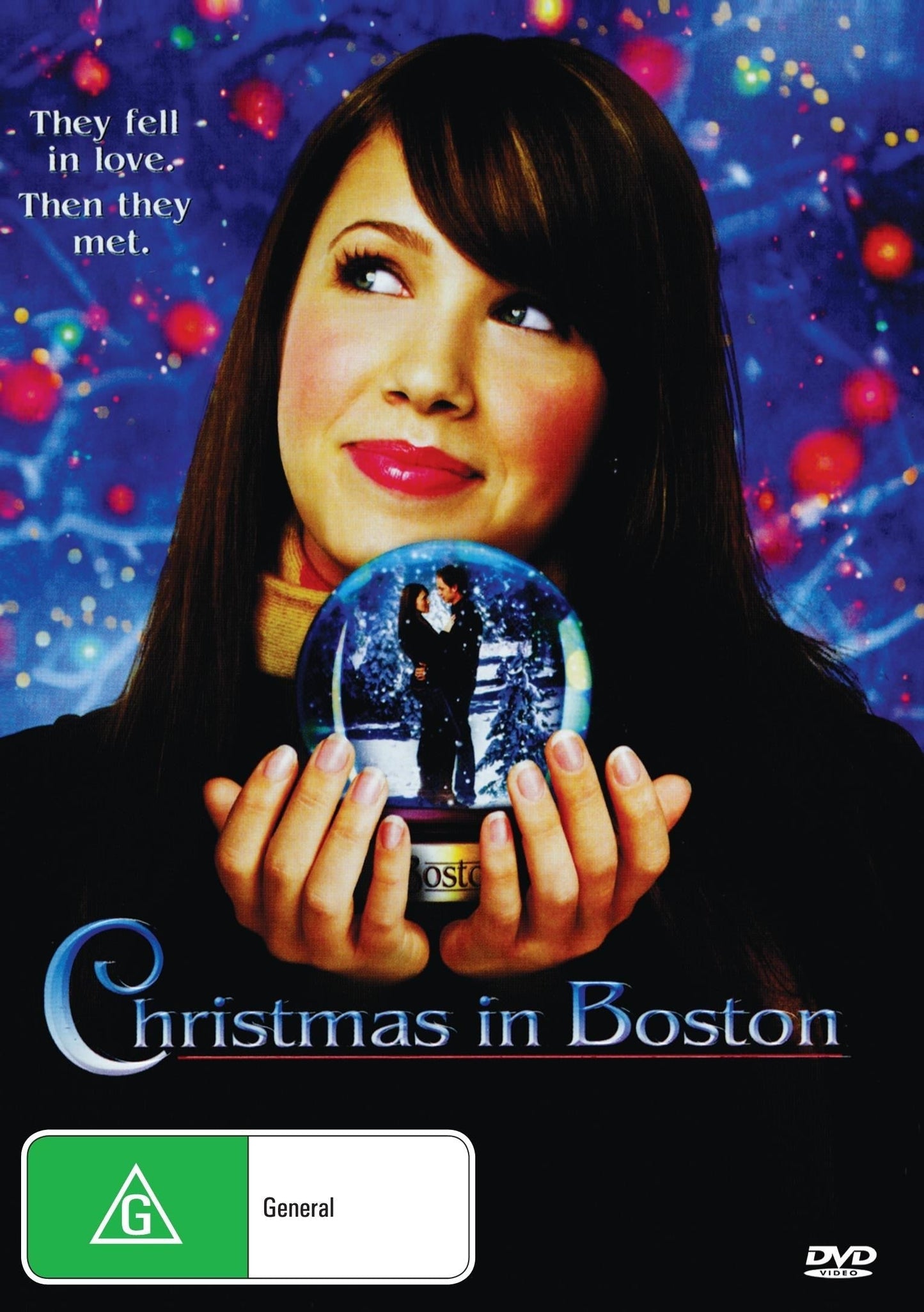 DVD cover for Christmas in Boston comedy featuring Marla Sokoloff and Patrick J. Adams, from rareandcollectibledvds.