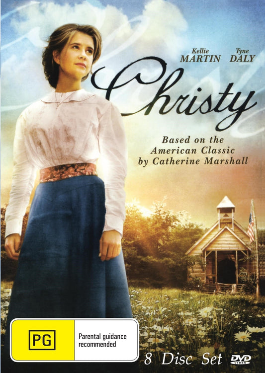 DVD cover of "Christy" drama featuring Kellie Martin and Stewart Finlay-McLennan, from rareandcollectibledvds collection.