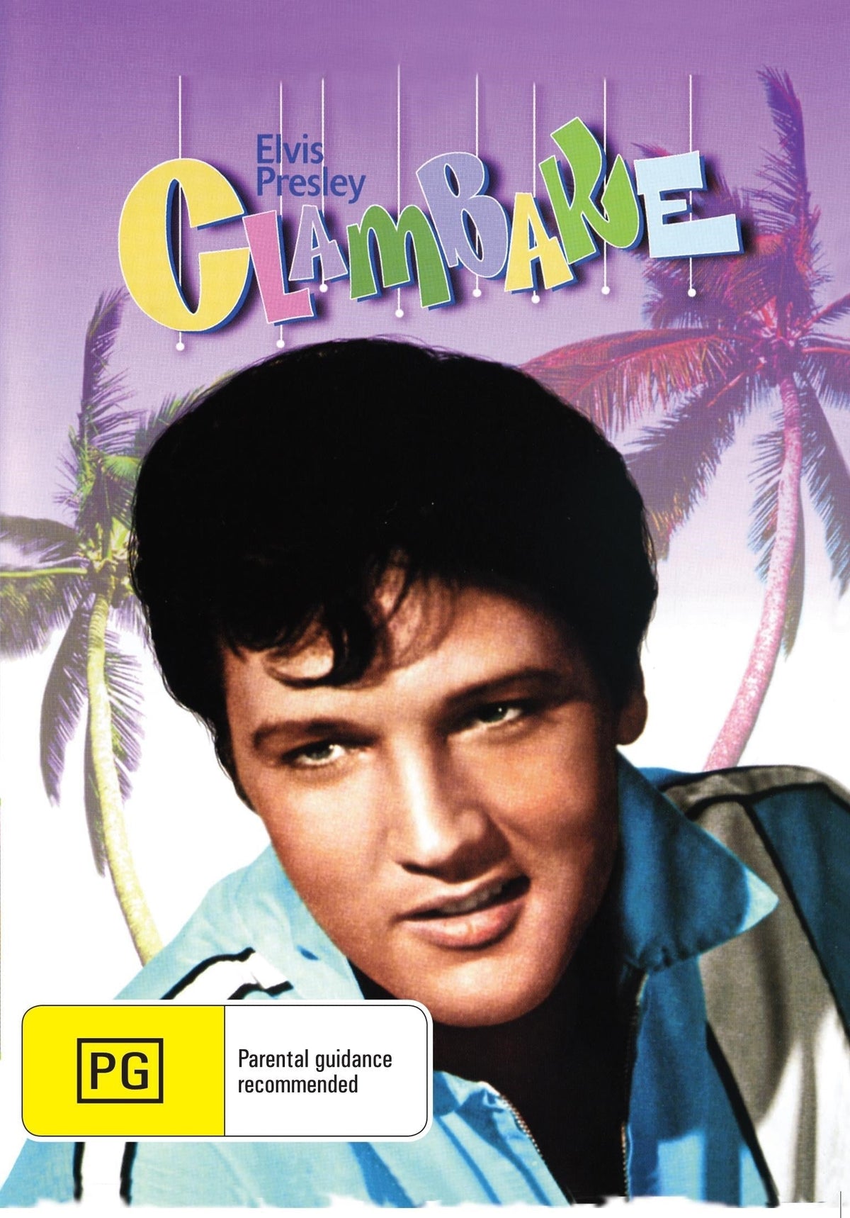 DVD cover of Clambake comedy featuring Elvis Presley and Shelley Fabares, part of the rareandcollectibledvds collection.