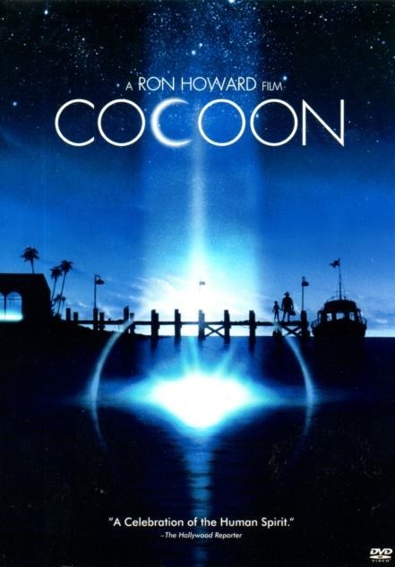 DVD cover image of "Cocoon" drama featuring Don Ameche and Wilford Brimley, published by Rare and Collectible DVDs.