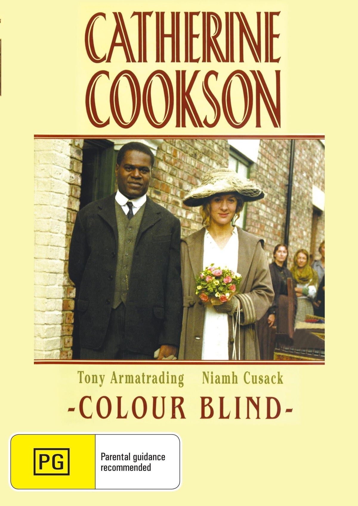 DVD cover for "Colour Blind" drama starring Joe Caffrey and Dearbhla Molloy, featuring colorful artwork and actor images.