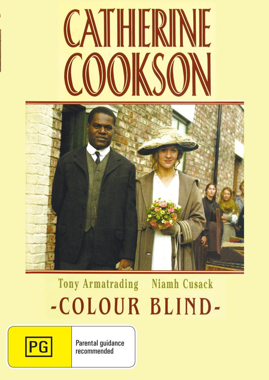 DVD cover for "Colour Blind" drama starring Joe Caffrey and Dearbhla Molloy, featuring colorful artwork and actor images.