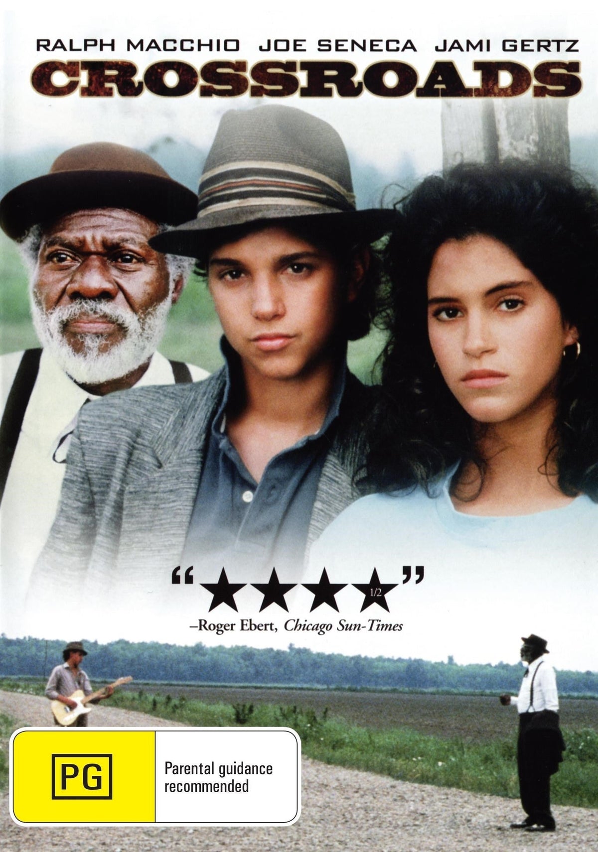 DVD cover of Crossroads drama featuring Ralph Macchio and Joe Seneca, from Rare and Collectible DVDs collection.