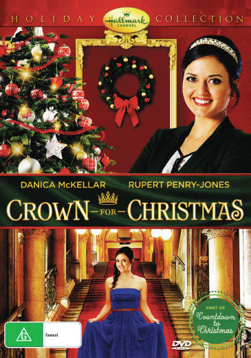 DVD cover of Crown for Christmas on DVD featuring Danica McKellar and Rupert Penry-Jones, drama movie from RareAndCollectibleDVDs
