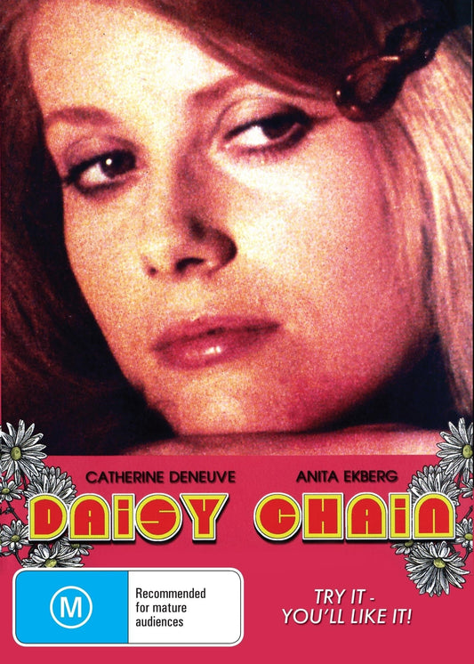 Daisy Chain DVD comedy featuring Curd Jürgens and Nadja Tiller, with cover art showing the main cast and vintage film design.