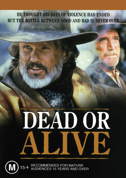 Dead or Alive DVD featuring Kris Kristofferson and Scott Wilson, western film, with collectible packaging from rareandcollectibledvds