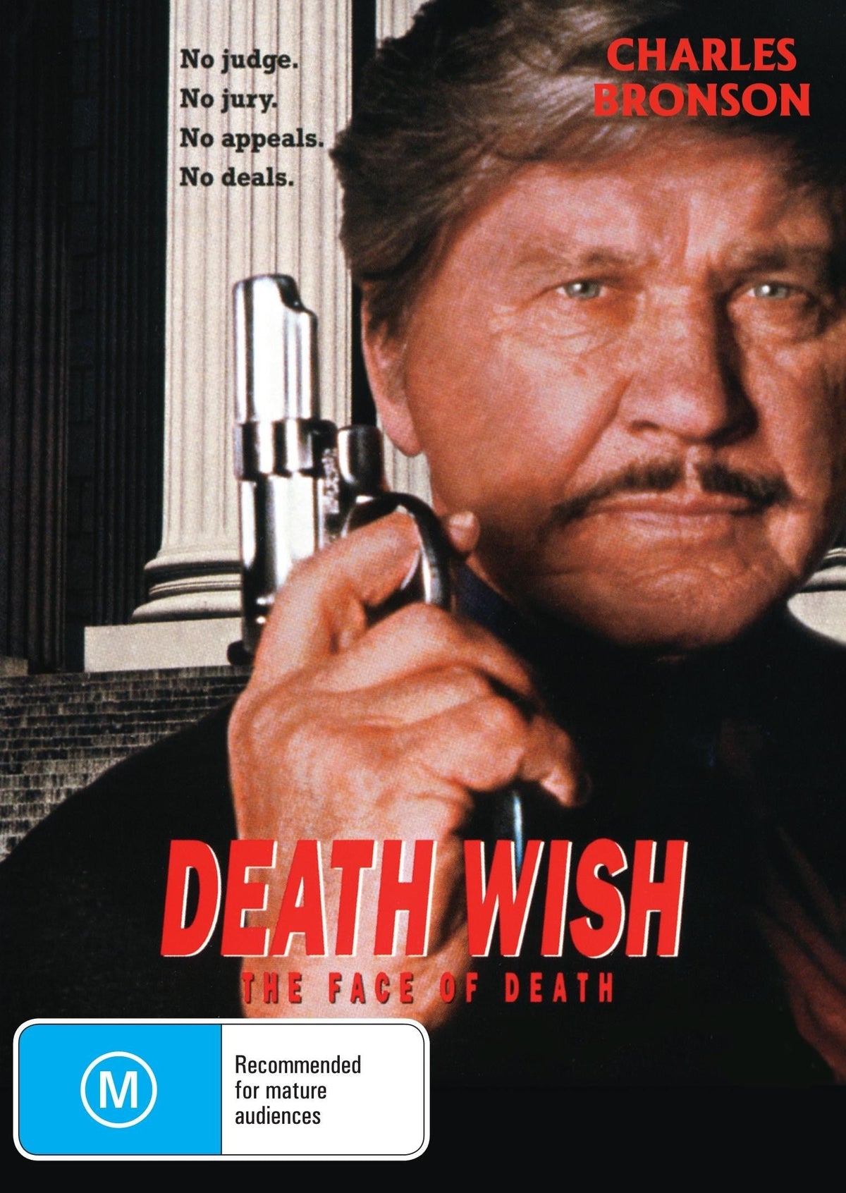 DVD cover of Death Wish 4: The Crackdown featuring Charles Bronson and Kay Lenz, action movie from Rare and Collectible DVDs.