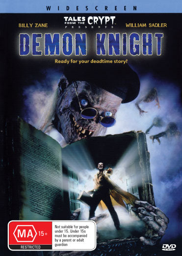 Demon Knight DVD featuring Billy Zane and William Sadler from Tales From The Crypt, action horror movie, collectible DVD.