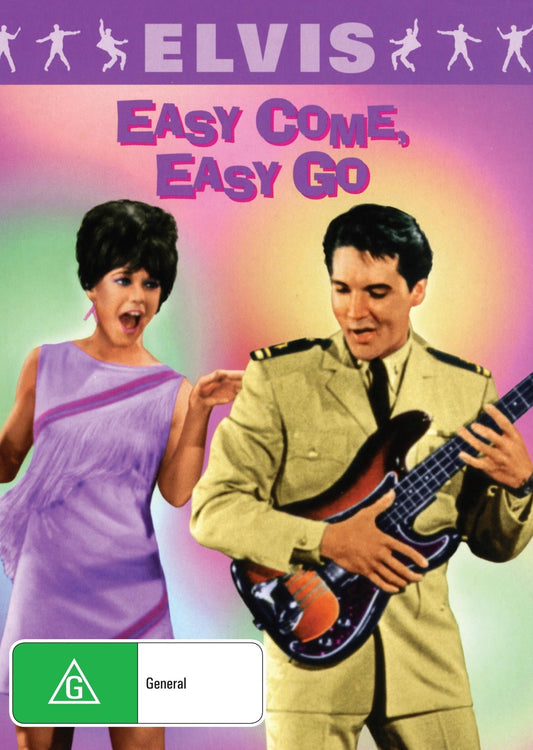 DVD cover of "Easy Come Easy Go" comedy featuring Elvis Presley and Dodie Marshall, released by Rare and Collectible DVDs.