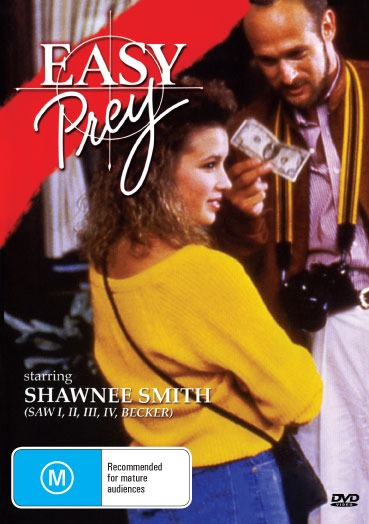DVD cover for "Easy Prey" drama starring Gerald McRaney and Sean McCann, featuring the movie poster and key cast.