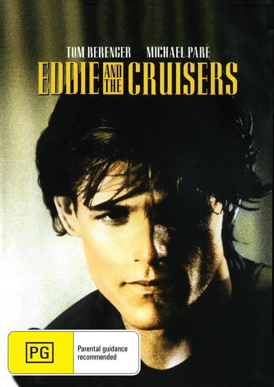 Eddie and the Cruisers DVD featuring Tom Berenger and Michael Paré, drama film from rareandcollectibledvds, cover image.