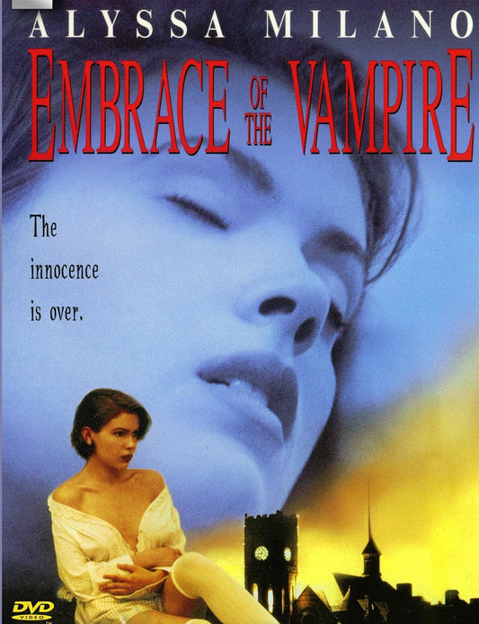 DVD of Embrace Of The Vampire featuring horror cast Martin Kemp and Rebecca Ferratti, with artwork showing vampire-themed imagery.