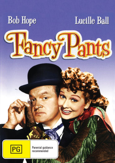 DVD cover of Fancy Pants comedy featuring Bob Hope and Lucille Ball, from rareandcollectibledvds collection.