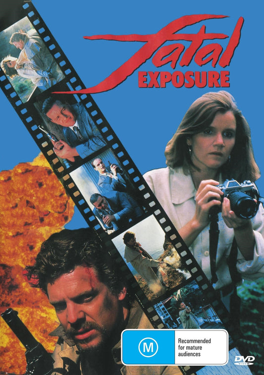 Fatal Exposure DVD horror film featuring Blake Bahner and Ena O'Rourke, with a dark cover art and suspenseful imagery.