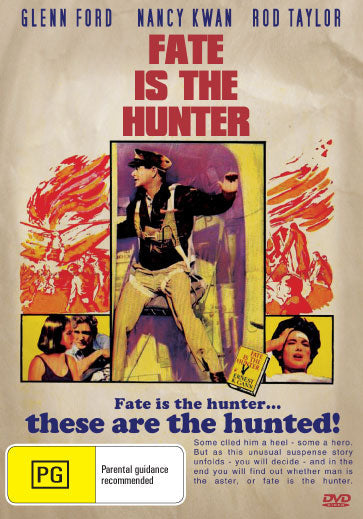 DVD of Fate Is The Hunter drama featuring Glenn Ford and Nancy Kwan, from Rare and Collectible DVDs collection.