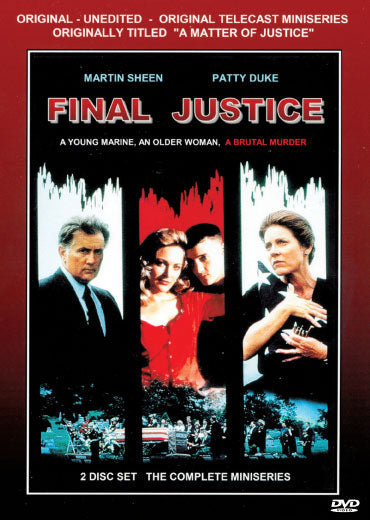 DVD of Final Justice aka A Matter of Justice featuring Patty Duke and Martin Sheen, drama film, from RareAndCollectibleDVDs.