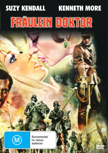 DVD cover of Fraulein Doktor drama featuring Suzy Kendall and Kenneth More, from rareandcollectibledvds collection.